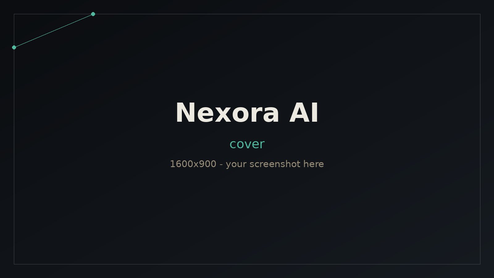 Nexora AI - AI SaaS · Full-stack platform